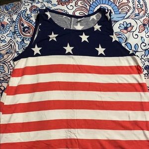 American Flag Tank Top